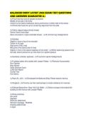 BALANCED BODY LATEST 2026 EXAM TEST QUESTIONS AND ANSWERS GUARANTEE A&period;pdf