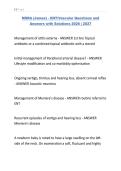 MSRA &lpar;James&rpar; - ENT Vascular Questions and Answers with Solutions 2026 &vert; 2027&period;