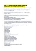 NRP 8TH EDITION UPDATED EVALUATION EXAM QUESTIONS AND ANSWERS GUARANTEE A&period;pdf