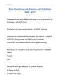 Msra Questions and Answers with Solutions 2026 &vert; 2027&period;