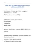 MSRA - ENT and surgery Questions and Answers with Solutions 2026 &vert; 2027&period;
