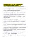 LOUISIANA CLASS D 2026 END OF COURSE EXAM QUESTIONS AND ANSWERS GUARANTEE A&period;pdf
