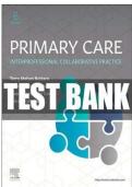 TEST BANK BY Buttaro&colon; Primary Care&colon; A Collaborative Practice&comma; 6th Edition &vert; COMPLETE and VERIFIED &vert; LATEST