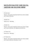 BASI PILATES EXAM STUDY GUIDE 2026 FULL QUESTIONS AND SOLUTIONS VERIFIED