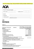 AQA AS-level Physics Paper 2 May QUESTION PAPER and MARK SCHEME Merged