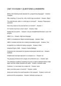 CNIT 315 EXAM 1 QUESTIONS & ANSWERS