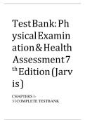 Test bank physical examination and health assessment 7th edition