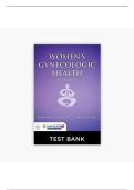 TEST BANK FOR WOMEN&rsquo;S GYNECOLOGIC HEALTH&comma; 3RD EDITION BY KERRI