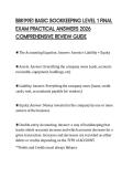 BBK99E1 BASIC BOOKKEEPING LEVEL 1 FINAL EXAM PRACTICAL ANSWERS 2026 COMPREHENSIVE REVIEW GUIDE