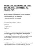 BBK99E1 BASIC BOOKKEEPING LEVEL 1 FINAL EXAM PRACTICAL ANSWERS 2026 FULL PRACTICE TEST