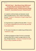 HNG 540&colon; Exam 1 &comma; Most Recent Exam 2026 Actual  Complete Real Exam Questions With Correct  Answers&vert;&vert;Verified Exam&excl;&excl;&excl; &lpar;Verified Answers&rpar; Already  Graded A&plus; &vert; Guaranteed Success&excl;&excl; &vert; Newest Exam&excl;&excl;&excl;