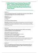 ATI Mental Health Proctored Examination Preparation &lpar;2026 Edition&rpar; &mdash; Psychiatric Nursing&comma; Mental Health Assessment&comma; Therapeutic Communication&comma; Psychopharmacology&comma; Crisis Intervention & Evidence-Based Nursing Practice with Verified Practice Questions