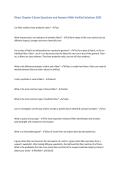Fibers Chapter 6 Exam Questions and Answers With Verified Solutions 2025&sol;2026