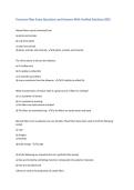 Forensics Fiber Exam Questions and Answers With Verified Solutions 2025&sol;26&period;