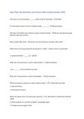 Optic Fiber Test Questions and Answers With Verified Solutions 2025&sol;26