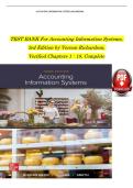 Accounting Information Systems&comma; 3rd Edition &lpar;2017&rpar; &ndash; Test Bank &ndash; Richardson &vert; All Chapters