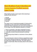 Hurst Readiness Exam 4 Questions and Correct Answers &lpar;Verified Answers&rpar; Latest Version