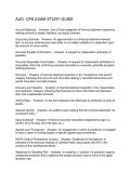 AUD- CPA EXAM STUDY GUIDE