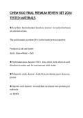 CHEM 1030 FINAL PREMIUM REVIEW SET 2026 TESTED MATERIALS