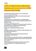 NATE Gas Heat Practice Guide Exam 2 Questions and Correct Answers &lpar;Verified Answers&rpar; Latest Version