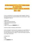 ATI RN FUNDAMENTALS PROCTORED EXAM  ALL QUESTIONS   WITH CORRECT EXPERT VERIFIED ANSWERS  2025- 2026 