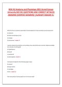 HESI A2 A&P Grand Canyon University BIO 201
