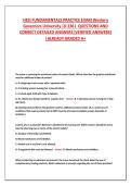 HESI FUNDAMENTALS PRACTICE EXAM Western Governors University &vert;D 236&vert; QUESTIONS AND CORRECT DETAILED ANSWERS &lpar;VERIFIED ANSWERS&rpar; &vert;ALREADY GRADED A&plus;