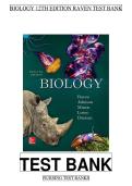 TEST BANK for Biology&comma; 12th Edition &ndash; Peter H&period; Raven&comma; George B&period; Johnson & Kenneth A&period; Mason &vert; Latest Update 2026 &vert; Exam Q&A PDF &vert; Verified Answers