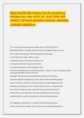 Maternity&sol;OB HESI Practice Part &num;1 University of Michigan-Ann Arbor NURS 245 QUESTIONS AND CORRECT DETAILED ANSWERS &lpar;VERIFIED ANSWERS&rpar; &vert;ALREADY GRADED A&plus;