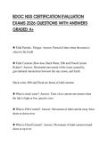 BDOC NSS CERTIFICATION EVALUATION EXAMS 2026 QUESTIONS WITH ANSWERS GRADED A&plus;