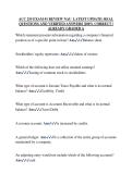 ACC 255 EXAM &num;1 REVIEW NAU  LATEST UPDATE&rpar; REAL  QUESTIONS AND VERIFIED ANSWERS &vert;100&percnt; CORRECT &vert;  ALREADY GRADED A