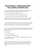 WGU D444 ADULT HEALTH 1 Exam &vert;QUESTIONS & ANSWERS&vert; already graded A&plus; &lpar;COMPLETE BUNDLE&rpar; UPDATED&excl;&excl;&excl;  2026