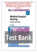 Medical-Surgical Nursing&colon; Concepts & Practice 5th Ed Test Bank by Holly K&period; Stromberg &ndash; Latest Update 2026 &vert; A&plus; Exam Prep