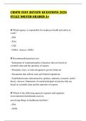 CBSPD TEST REVIEW QUESTIONS 2026 FULLY SOLVED GRADED A&plus;