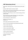 ABC Bartending School  questions  and answers