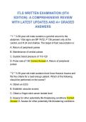 ITLS WRITTEN EXAMINATION &lpar;9TH EDITION&rpar;&colon; A COMPREHENSIVE REVIEW WITH LATEST UPDATES AND A&plus; GRADED ANSWERS