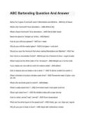 ABC Bartending Question And Answer