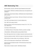 ABC Bartending Question And Answer