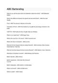 ABC Bartending exam questions and answers