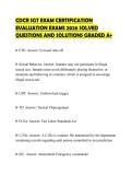CDCR SGT EXAM CERTIFICATION EVALUATION EXAMS 2026 SOLVED QUESTIONS AND SOLUTIONS GRADED A&plus;