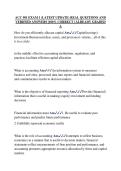 ACC 501 EXAM 1 &lpar;LATEST UPDATE&rpar; REAL QUESTIONS AND  VERIFIED ANSWERS &vert;100&percnt; CORRECT &vert; ALREADY GRADED  A