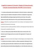 CompTIA Security&plus; CertMaster CE Practice Questions &ndash; Domain 1&period;0 General Security Concepts&comma; CompTIA&comma; 2025 &vert; Complete Questions with Answers and Explanations