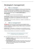 Strategisch management sv