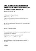 CNIT 155 FINAL PURDUE UNIVERSITY EXAM ACTUAL PAPER 2026 QUESTIONS WITH SOLUTIONS GRADED A&plus;