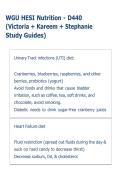 WGU HESI Nutrition - D440  &lpar;Victoria &plus; Kareem &plus; Stephanie  Study Guides&rpar;
