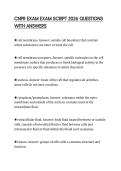 CNPR EXAM EXAM SCRIPT 2026 QUESTIONS WITH ANSWERS