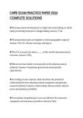 CNPR EXAM PRACTICE PAPER 2026 COMPLETE SOLUTIONS