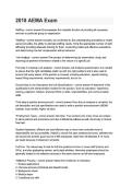 2018 AEMA Exam