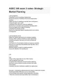 AGEC 340 exam 3 notes- Strategic&period;