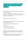 COMPTIA DATA&plus; EXAM PREP QUESTIONS AND SOLUTIONS 2026 FULL SOLUTION GRADED A